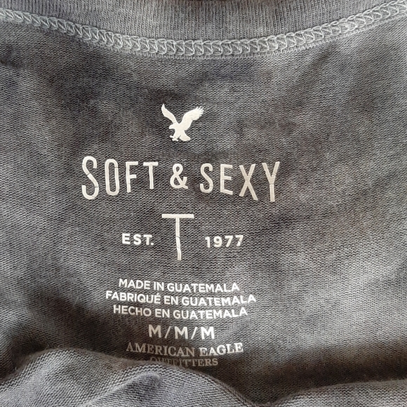American Eagle soft & sexy riches crop top medium - Picture 7 of 8